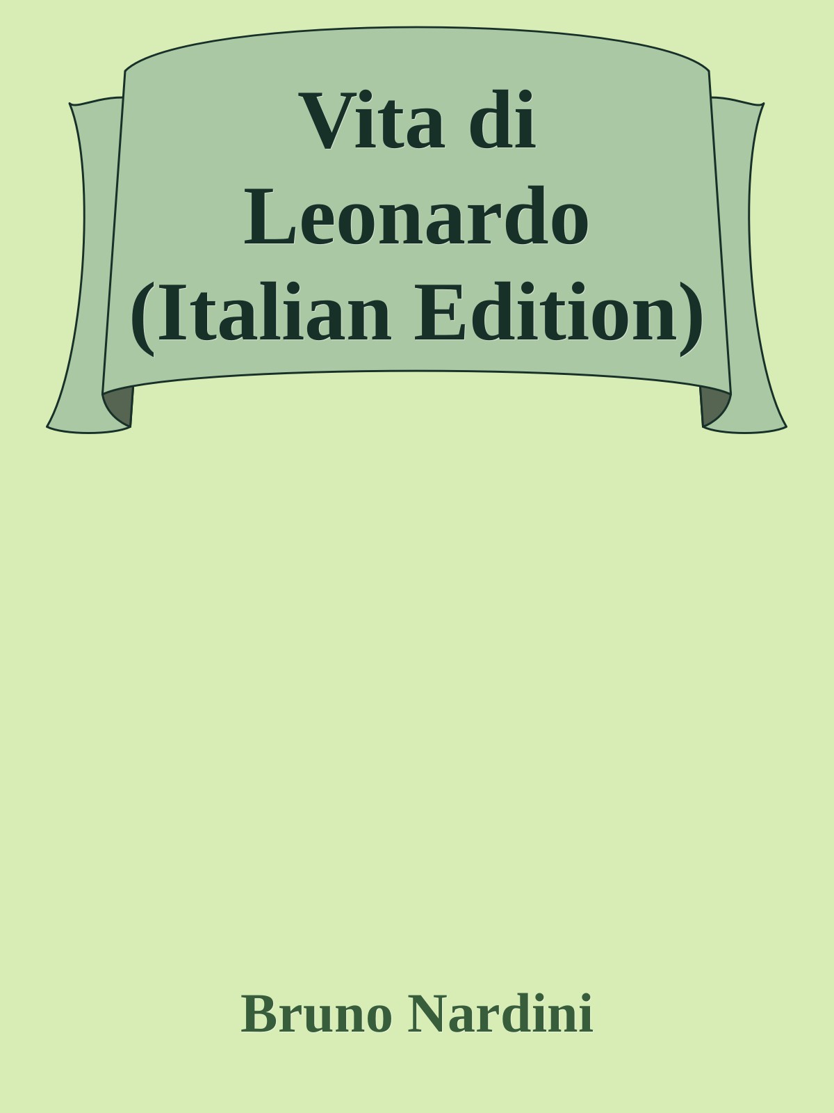 Vita di Leonardo (Italian Edition) ebook cover
