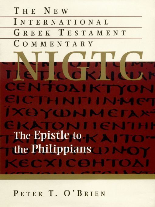 The Epistle to the Philippians (New International Greek Testament Com (Eerdmans)) ebook cover
