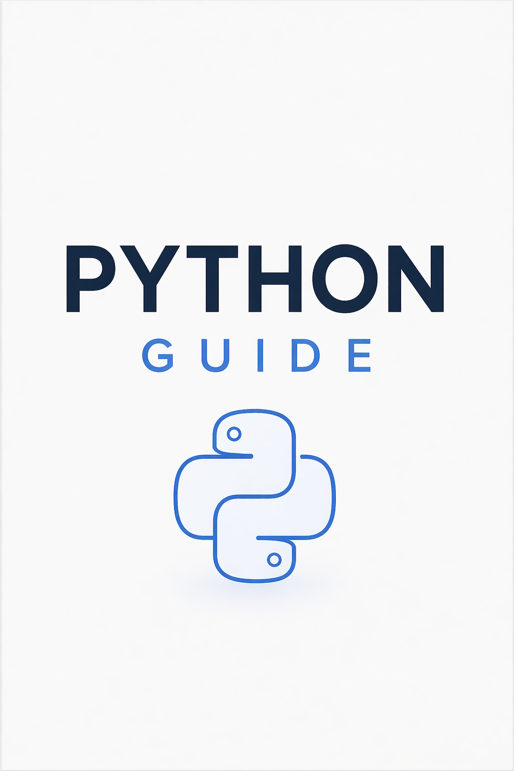 Python Guide ebook cover