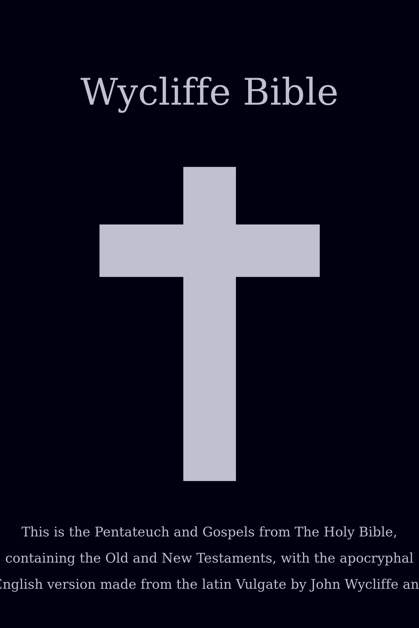 Wycliffe Bible ebook cover