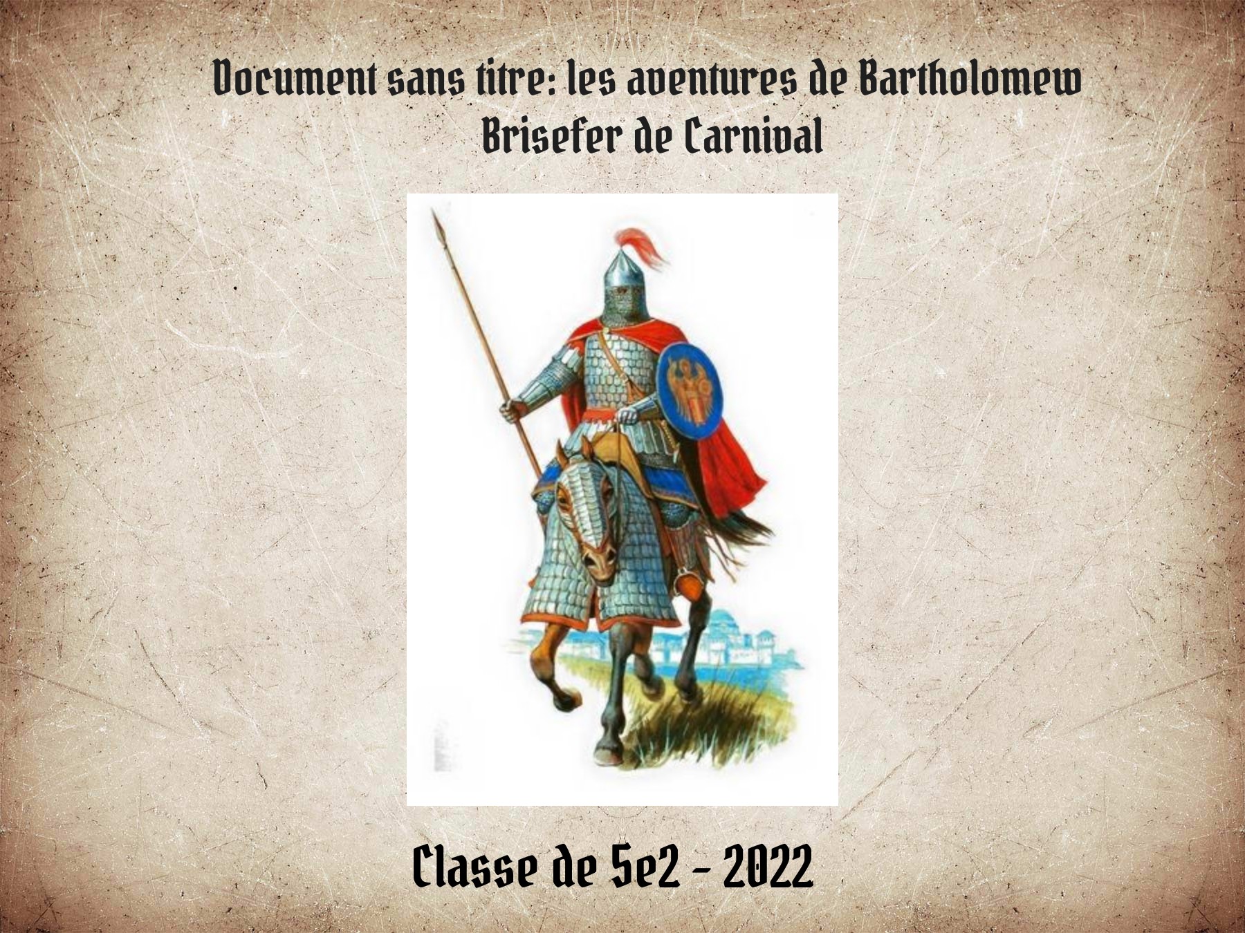 Document sans titre: les aventures de Bartholomew Brisefer de Carnival ebook cover