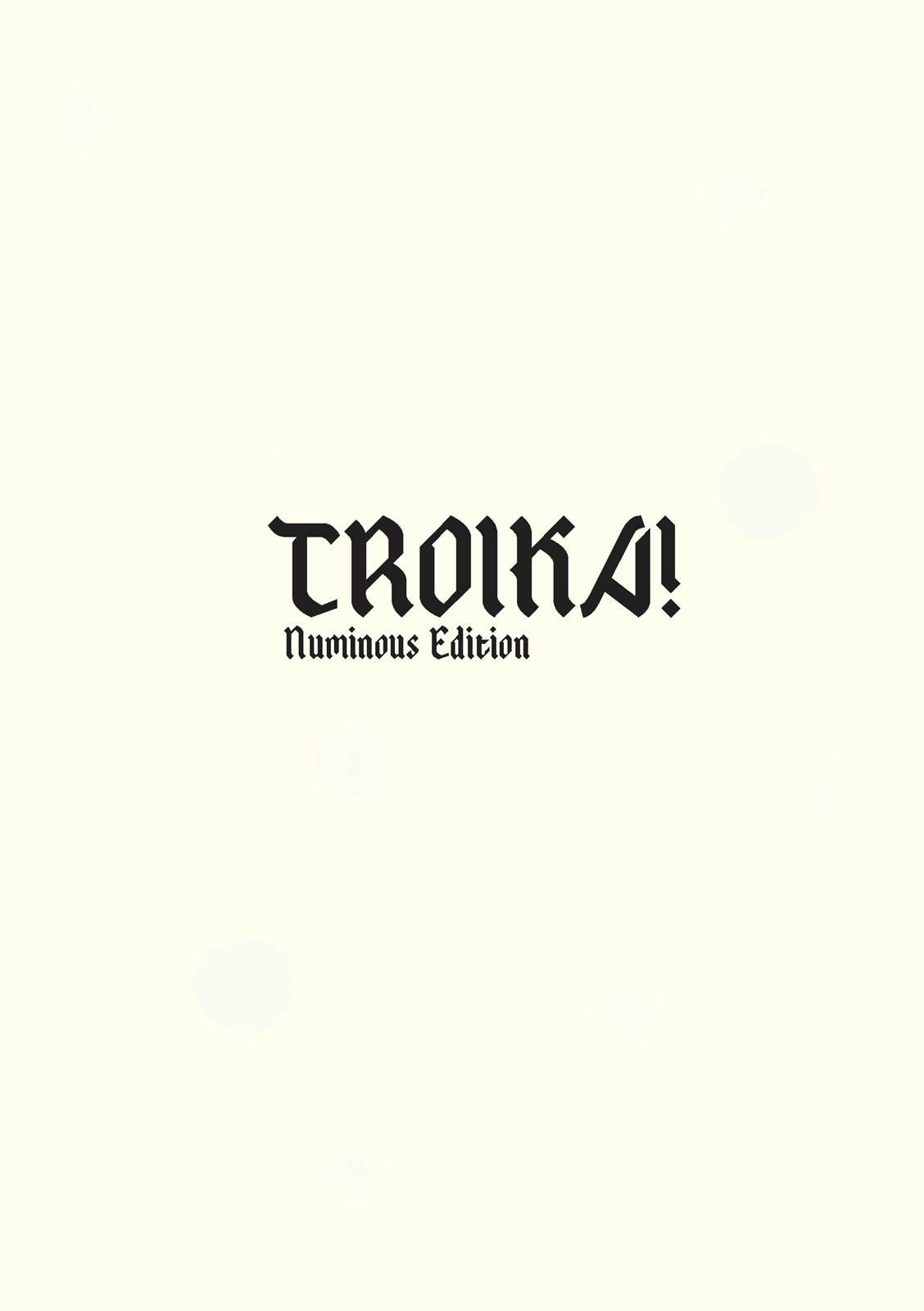 Troika ebook cover