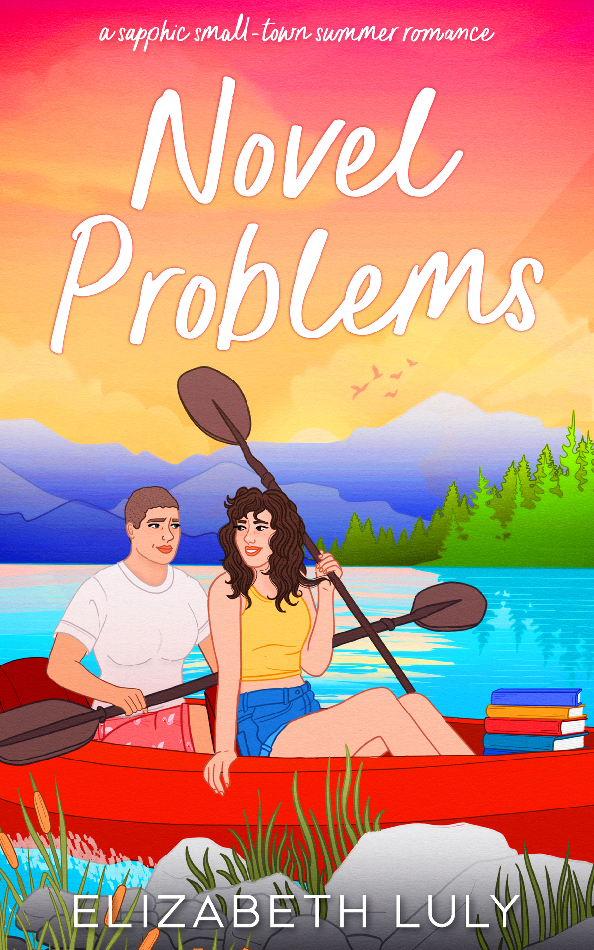 Novel Problems: A Sapphic Small-Town Summer Romance (Sapphire Springs Book 2) ebook cover
