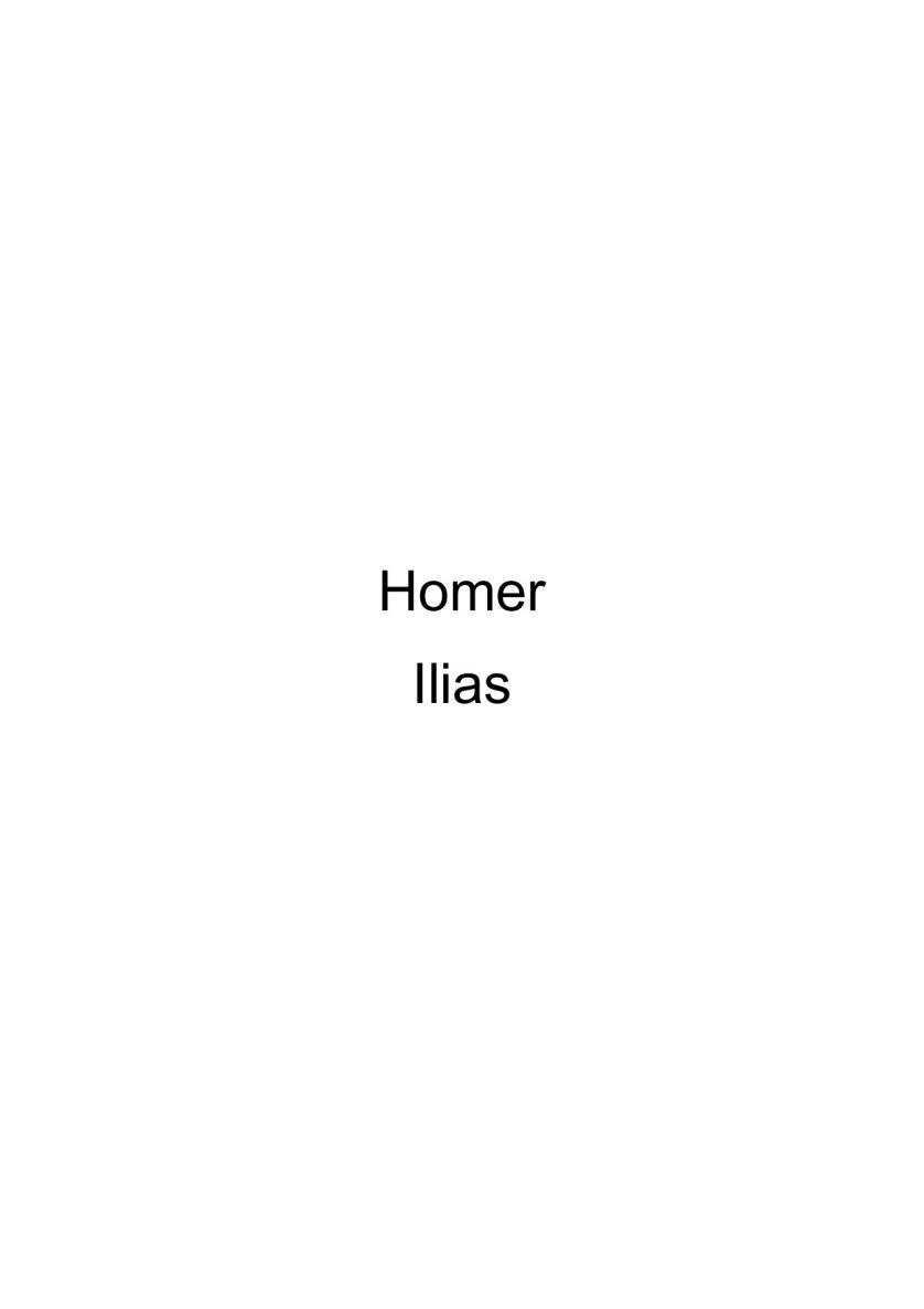 Ilias ebook cover