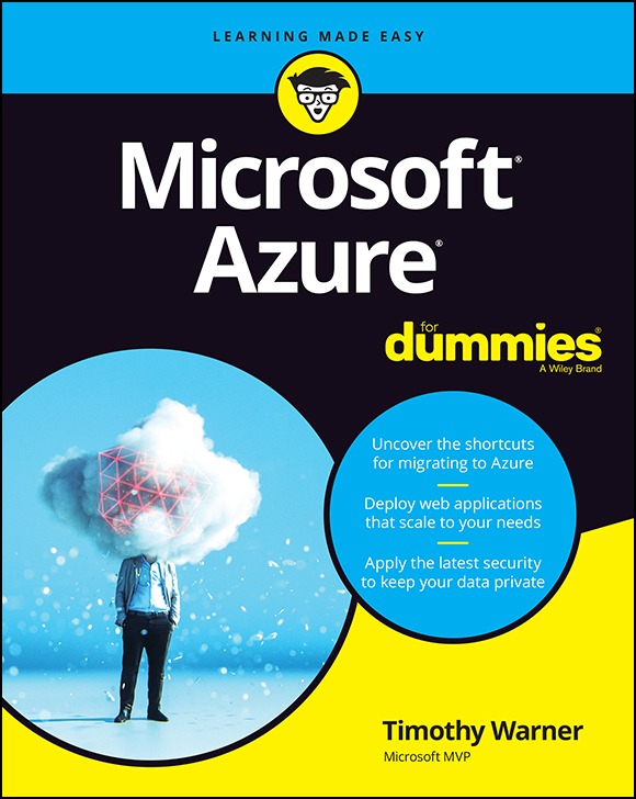 Microsoft Azure For Dummies ebook cover