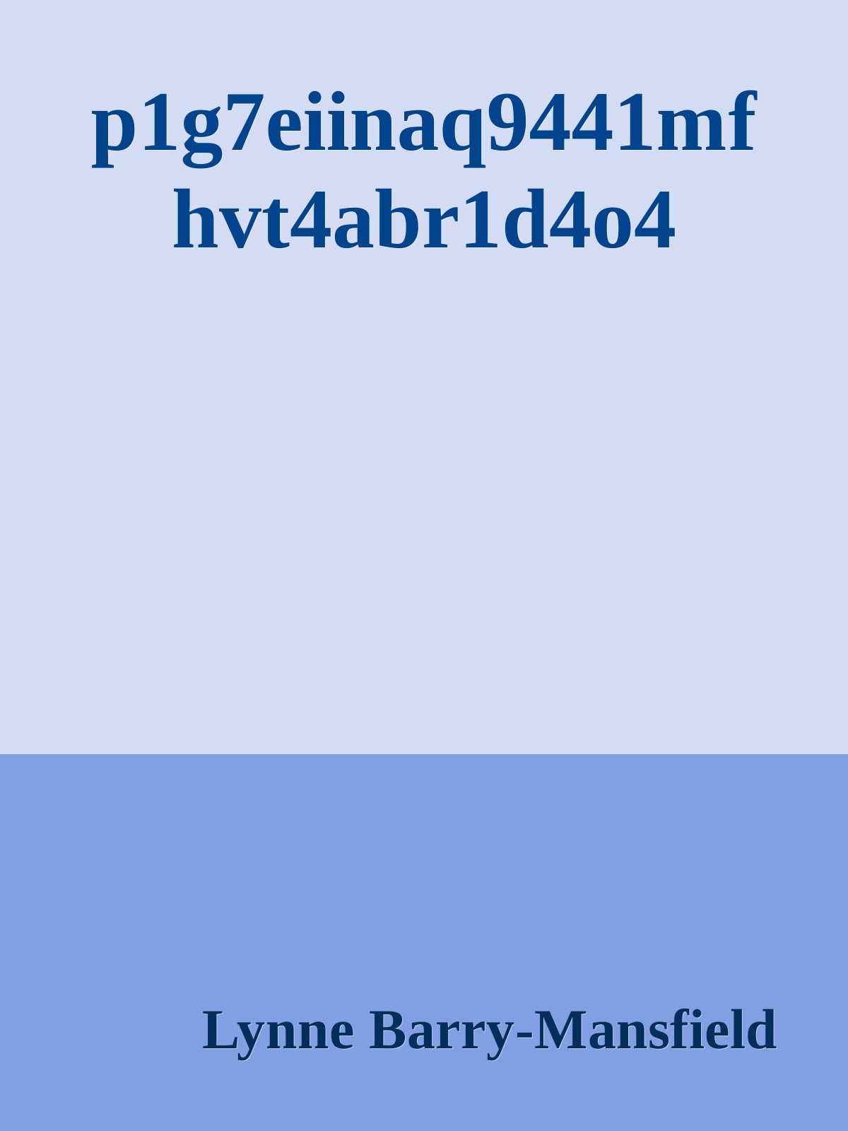 p1g7eiinaq9441mfhvt4abr1d4o4 ebook cover