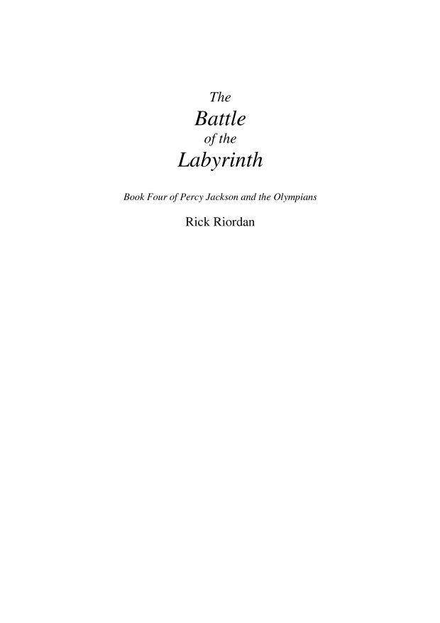 battle of the labyrinth ebook cover