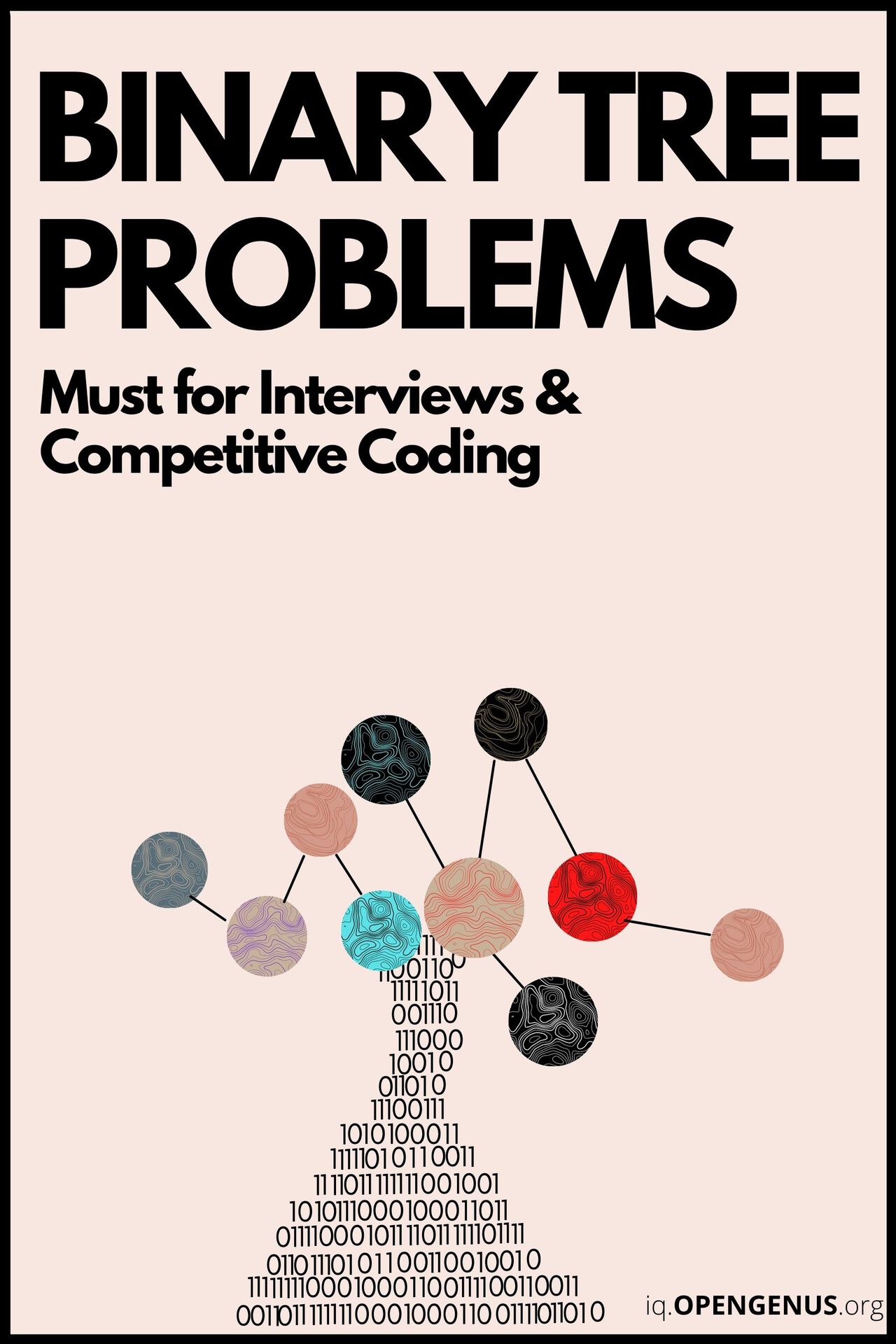 Binary Tree Problems: Must for Interviews and Competitive Coding ebook cover