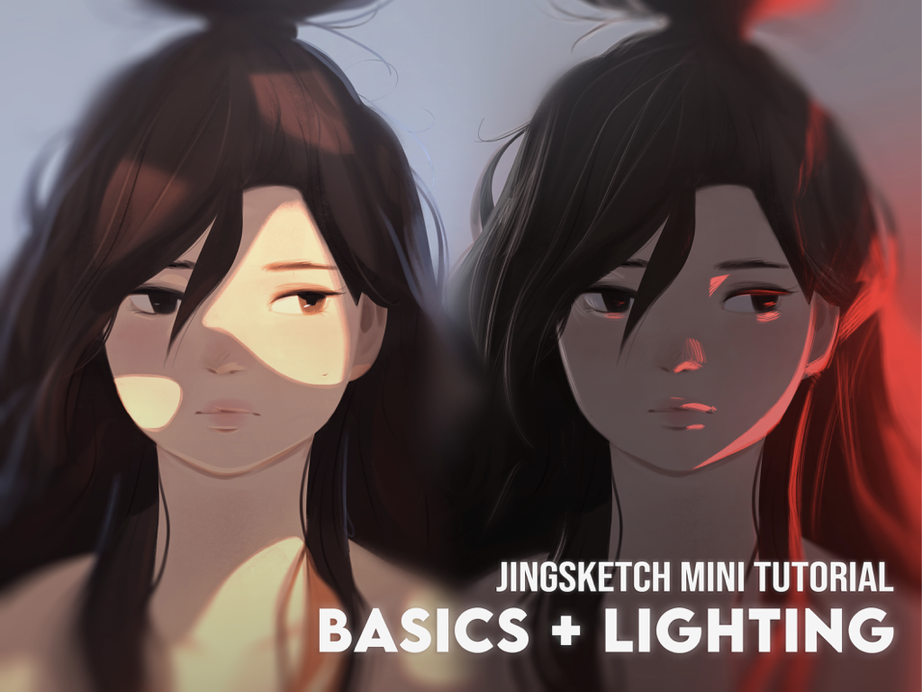 Jingsketch Mini Tutorial - Basics + Lighting ebook cover