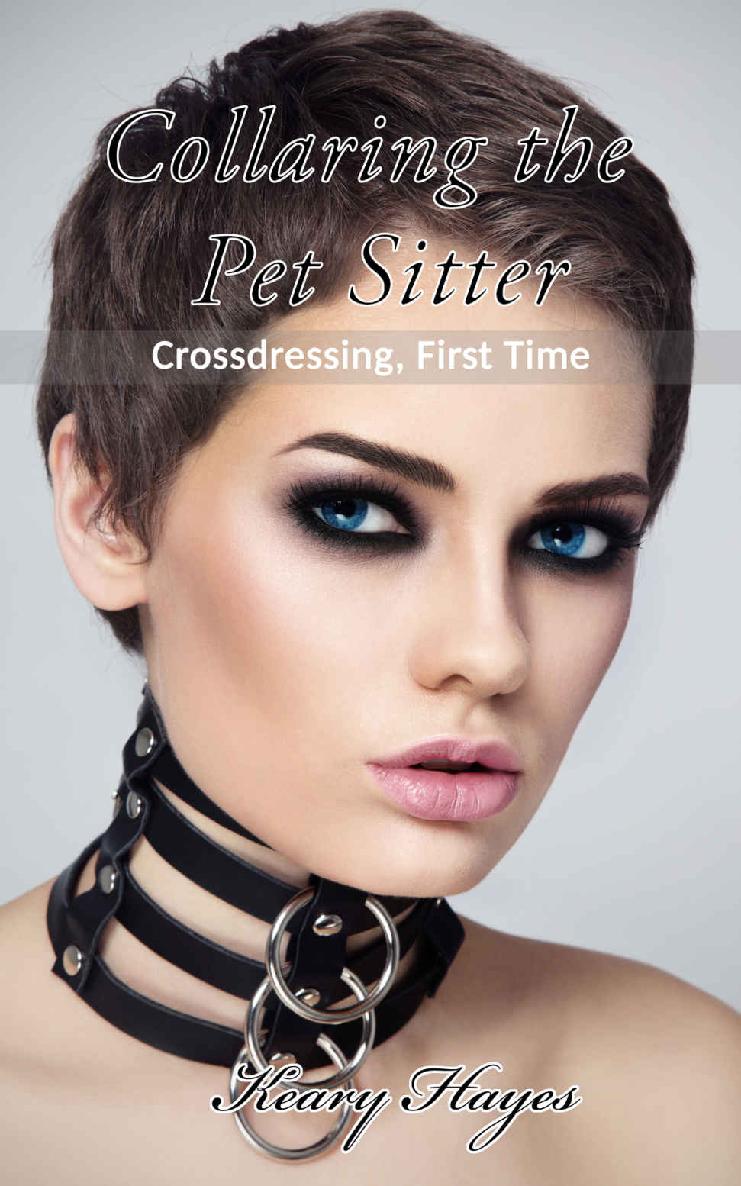 Collaring the Pet Sitter: A crossdressing, first time erotic novella ebook cover