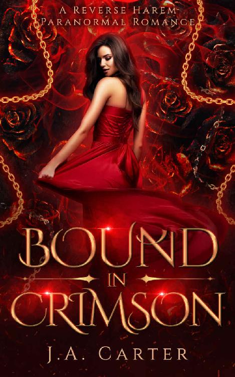 Bound in Crimson: A Reverse Harem Paranormal Romance (Blood Oath Book 1) ebook cover