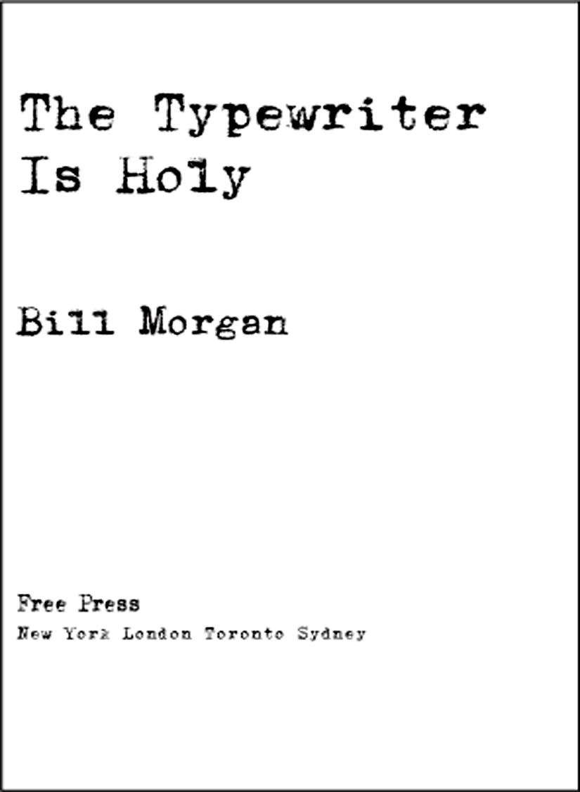 The Typewriter Is Holy ebook cover