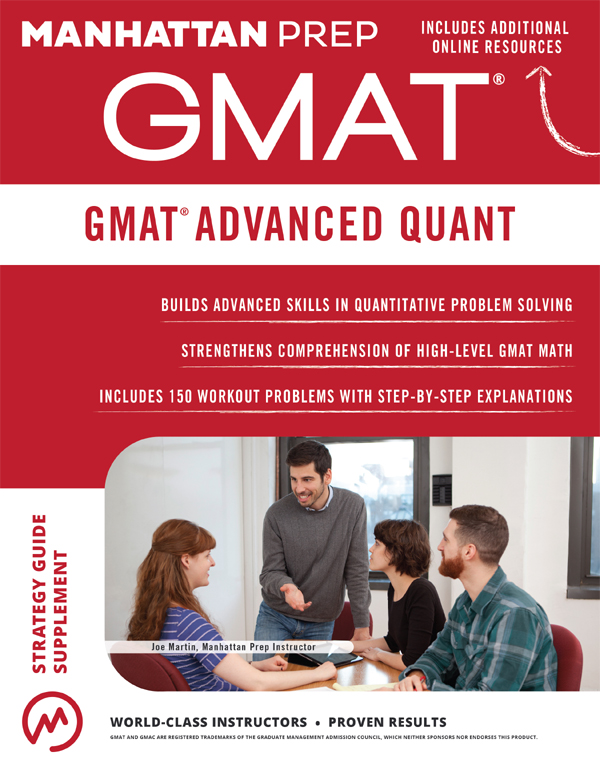 GMAT Advanced Quant ebook cover