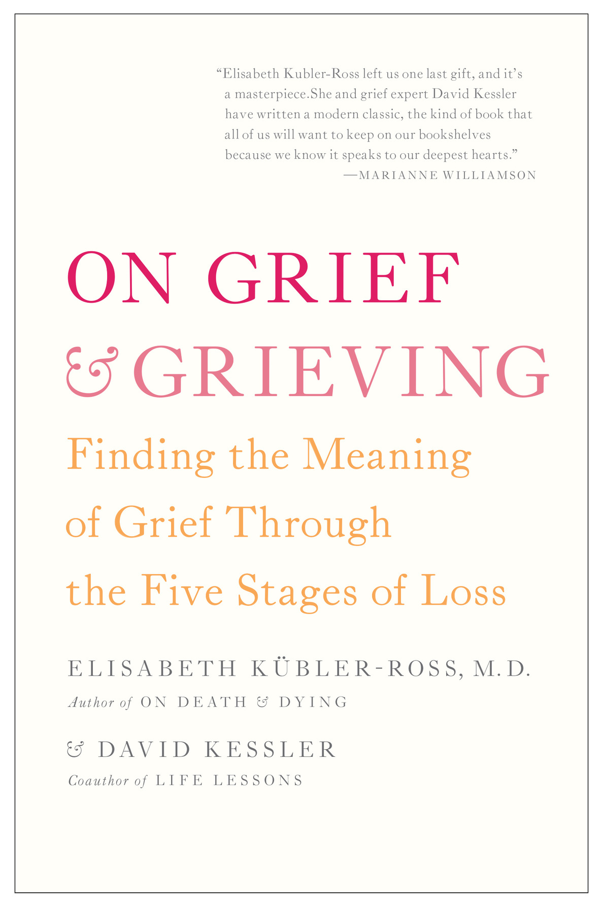 On Grief and Grieving ebook cover