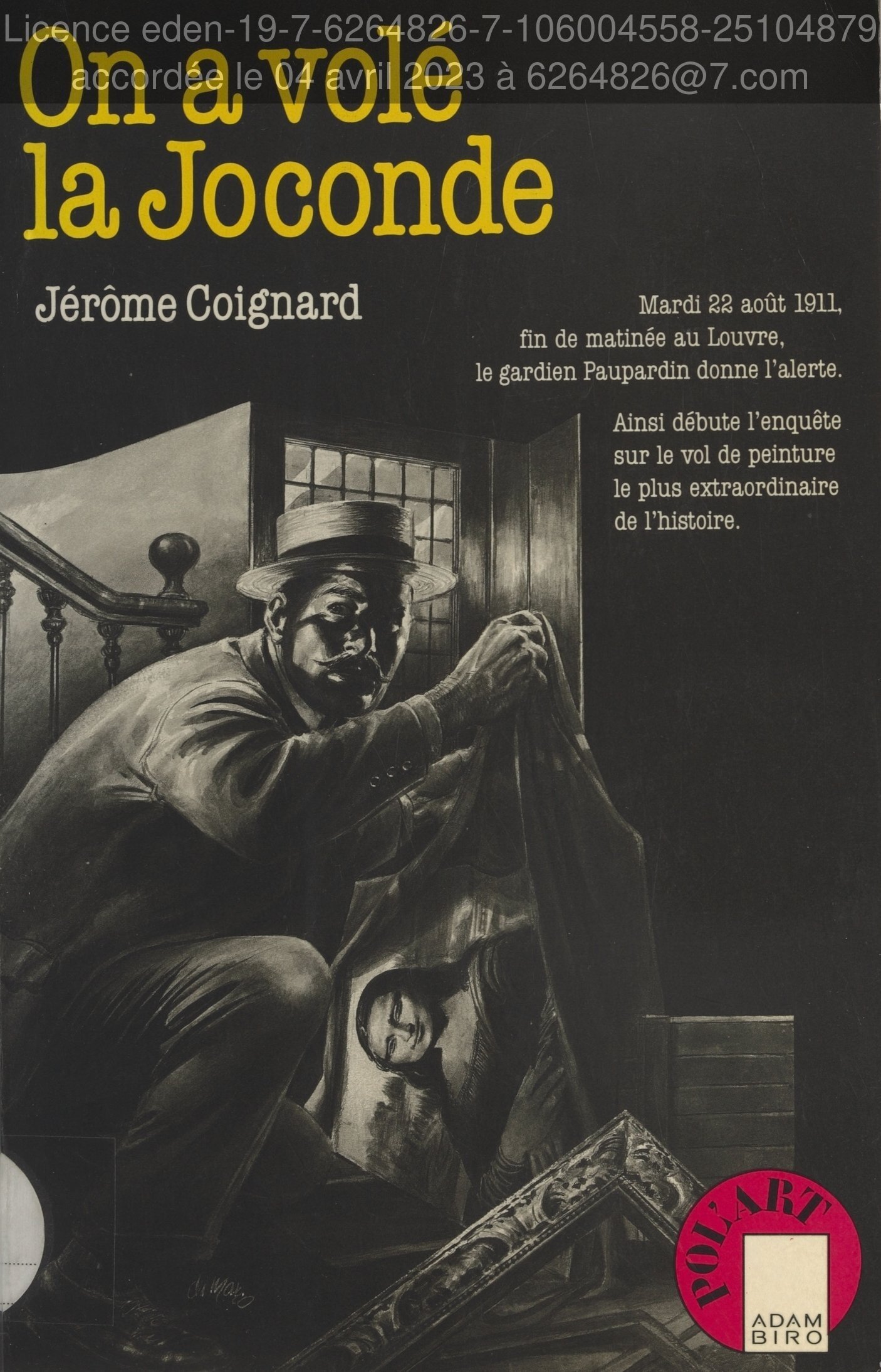 On a vol&Atilde;&copy; la Joconde ebook cover