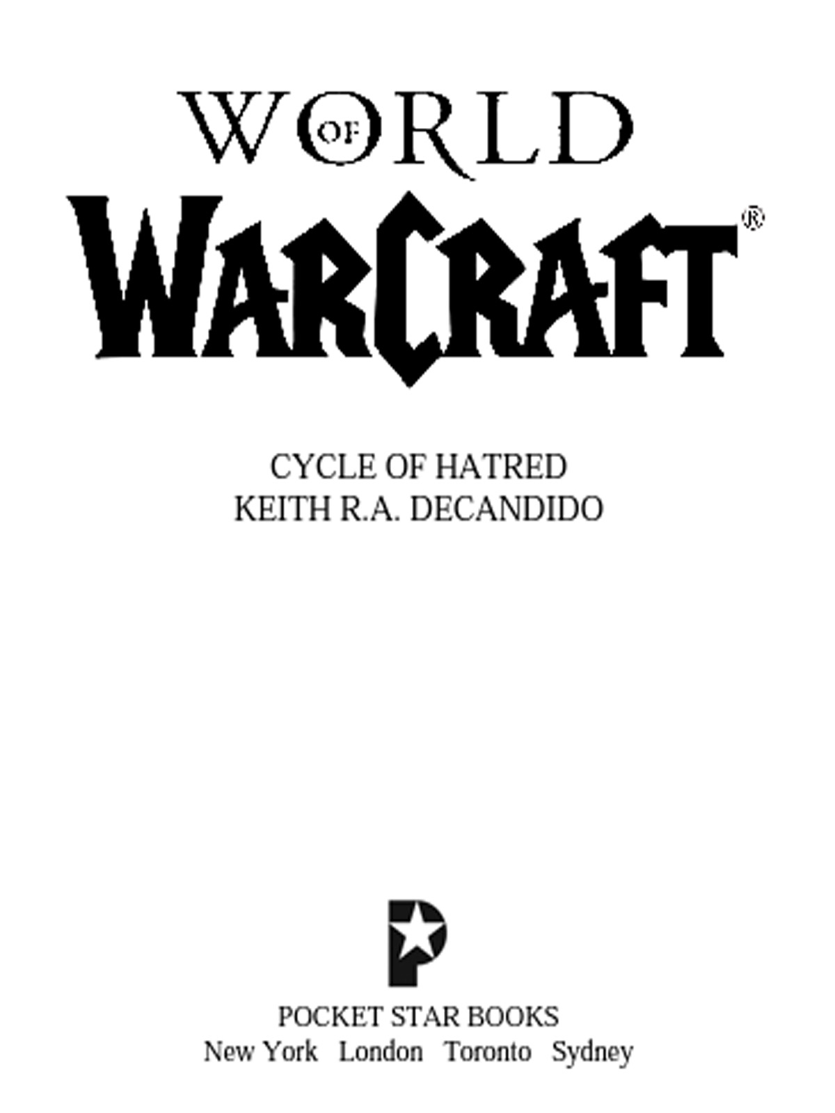 Cycle Of Hatred ebook cover
