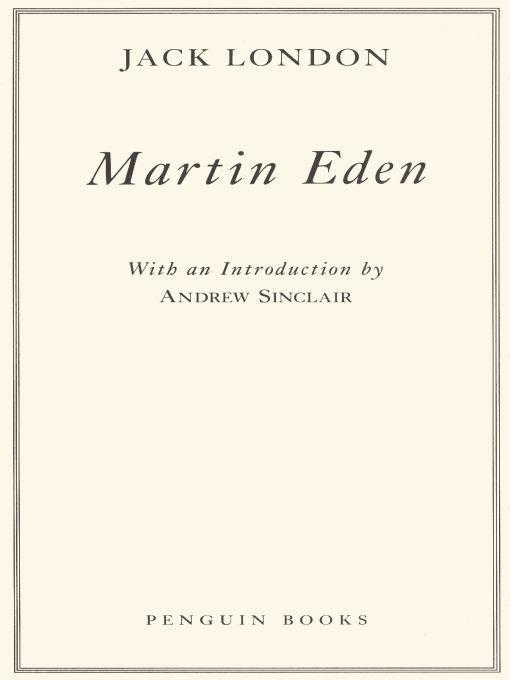 Martin Eden (Penguin American Library) ebook cover