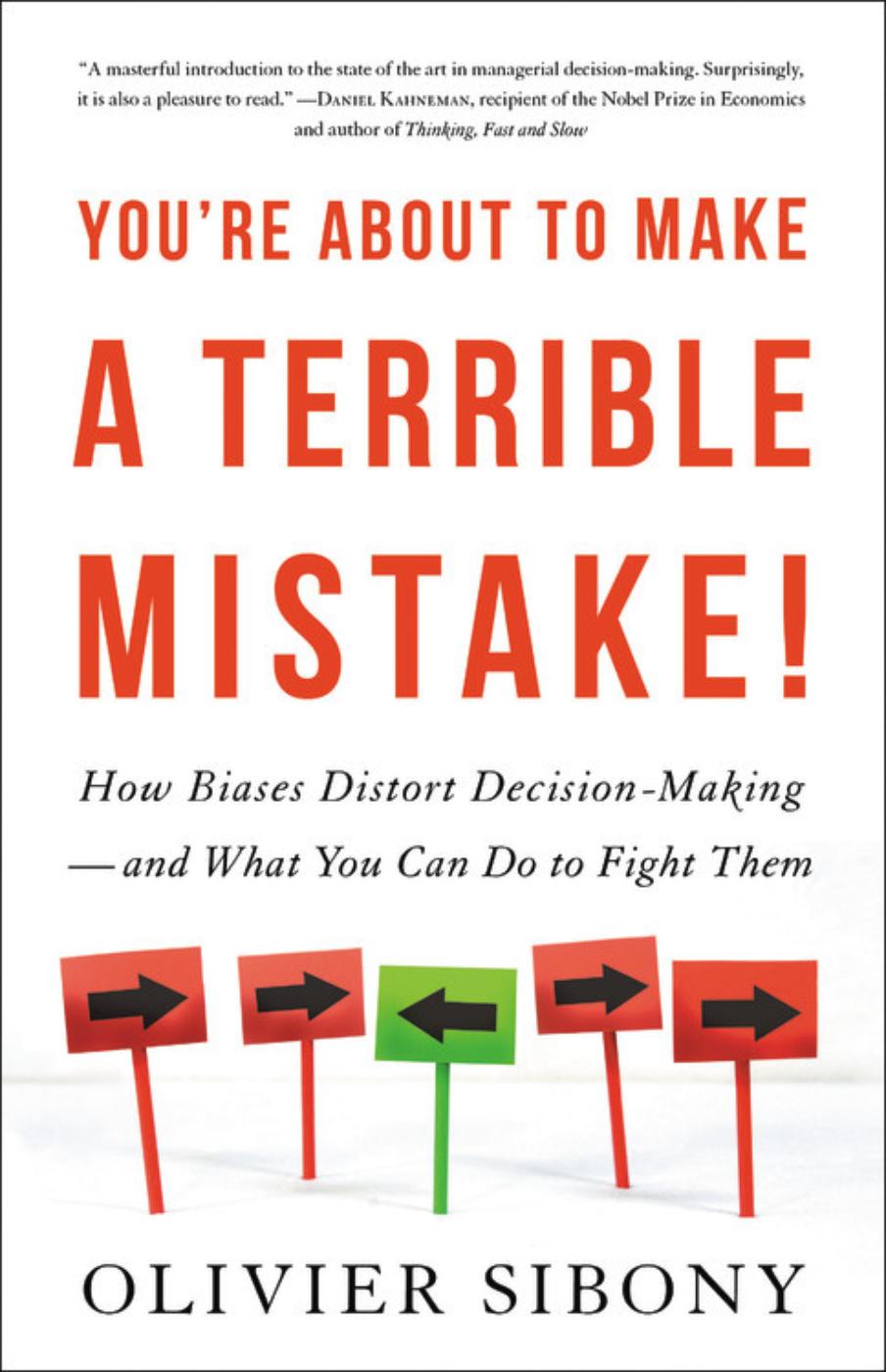 You're About to Make a Terrible Mistake ebook cover