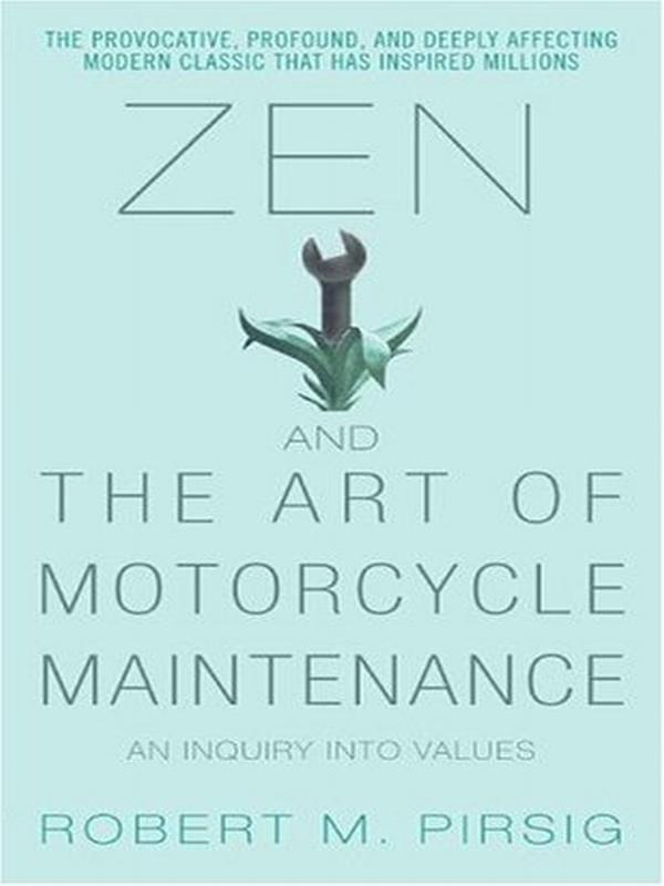 Zen and the art of motorcycle maintenance ebook cover
