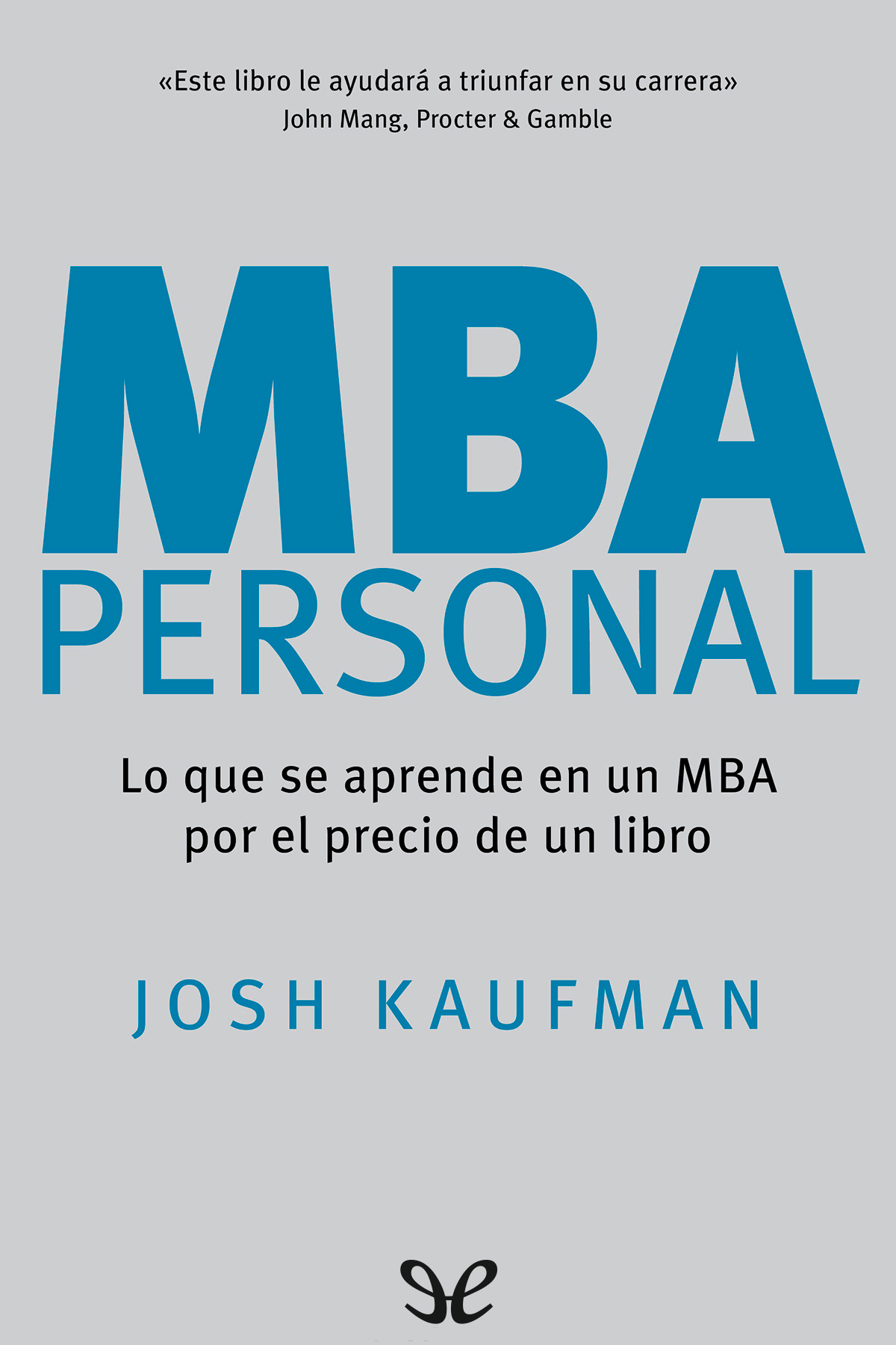 MBA personal ebook cover