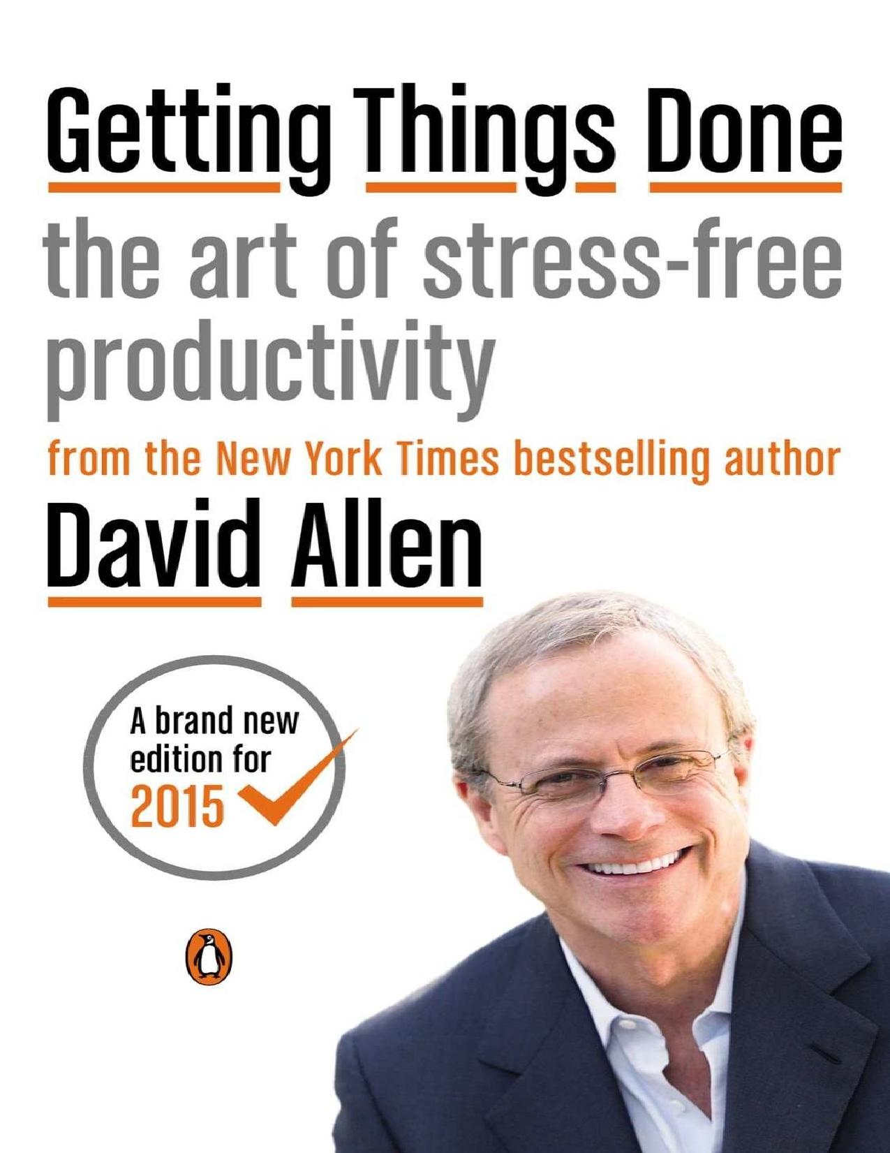 Getting Things Done: The Art of Stress-Free Productivity ebook cover