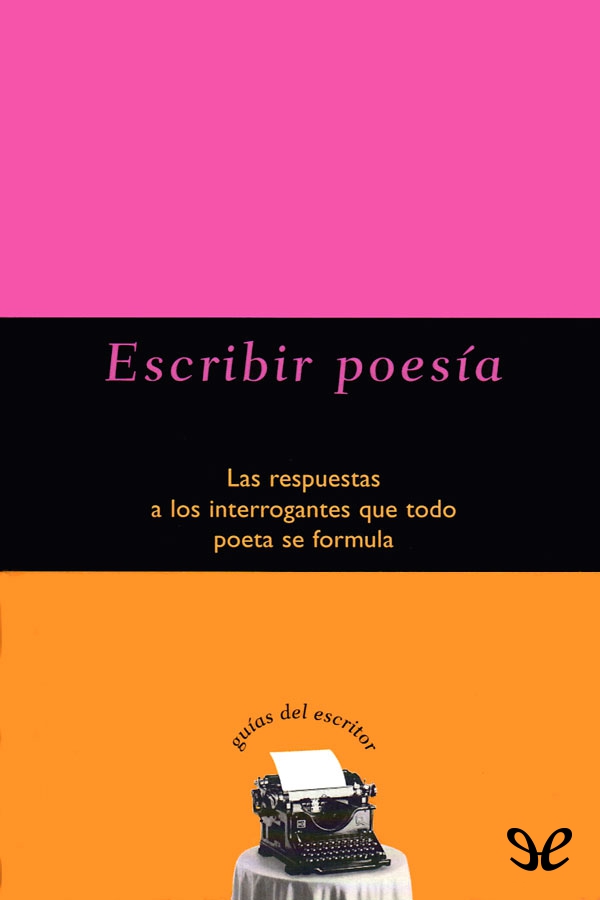 Escribir poes&Atilde;&shy;a ebook cover