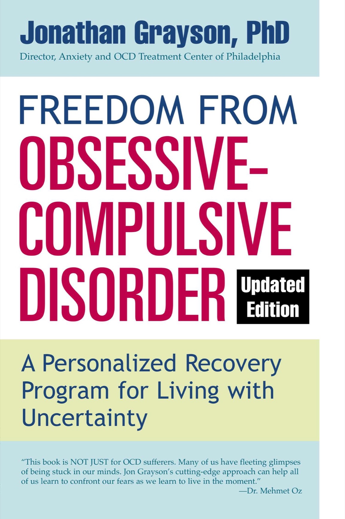 Freedom from Obsessive Compulsive Disorder ebook cover