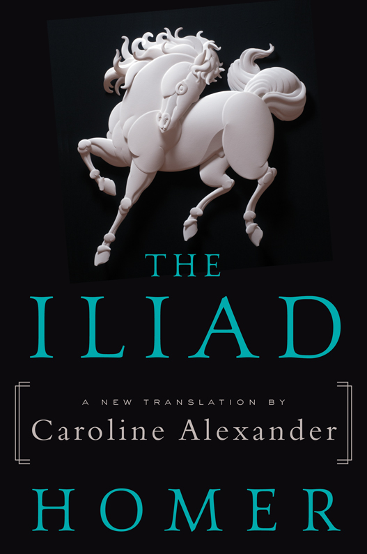 The Iliad ebook cover