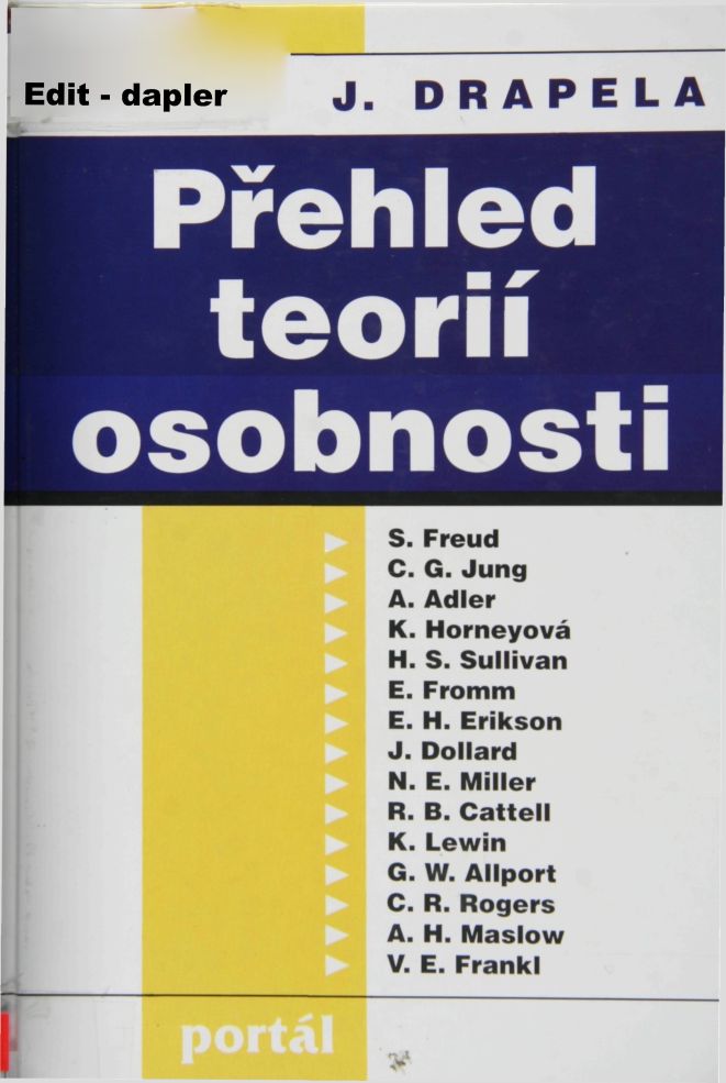 P&Aring;&trade;ehled teori&Atilde;&shy; osobnosti - V. J. Dr&Atilde;&iexcl;pela ebook cover