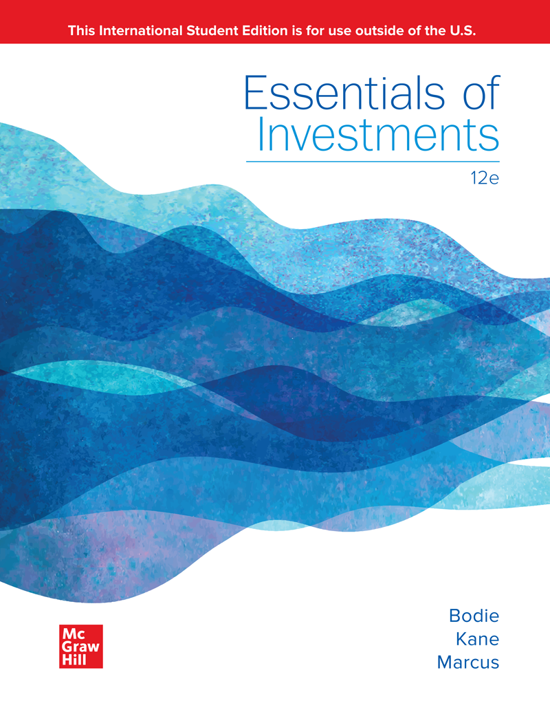 ISE EBook Online Access for Essentials of Investments ebook cover