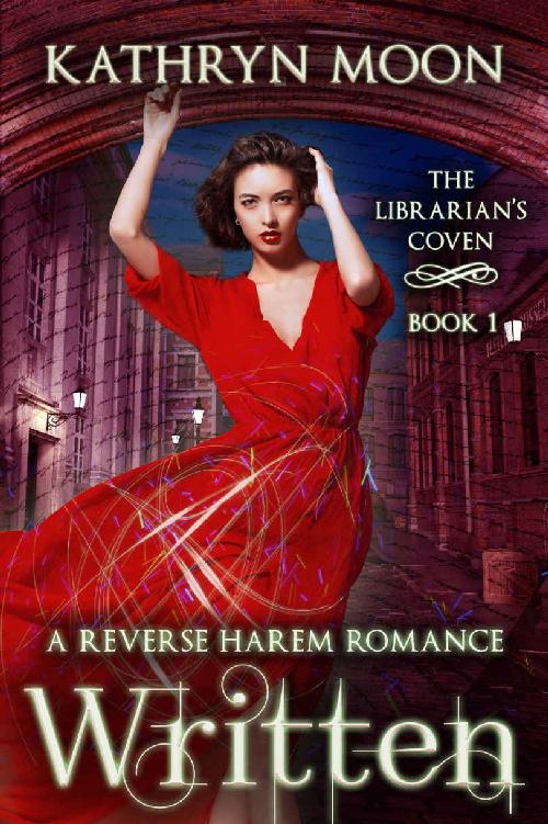 Written: A Reverse Harem Fantasy Romance (The Librarian's Coven Book 1) ebook cover