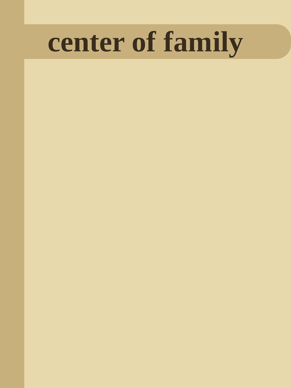 center of family ebook cover