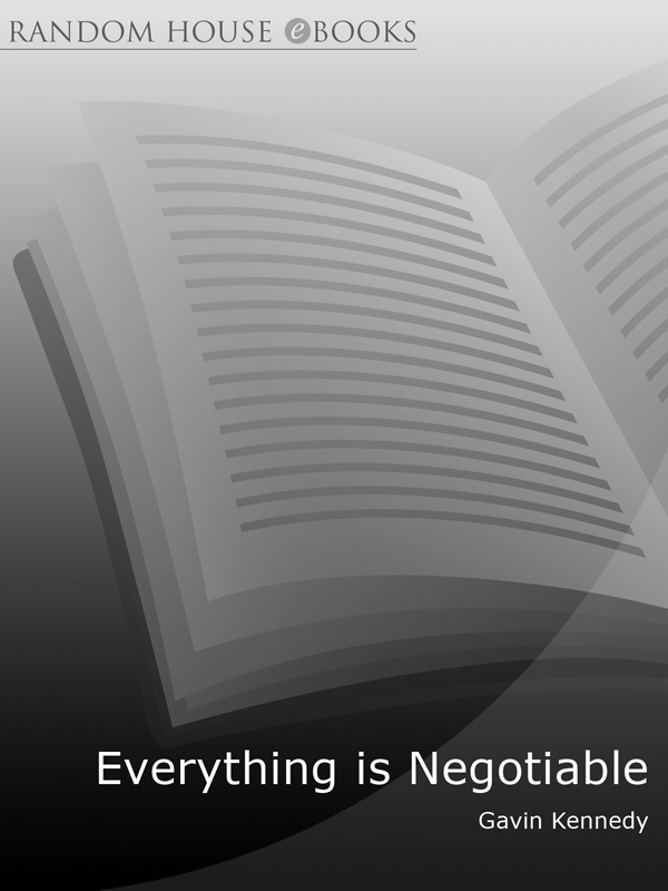 Everything Is Negotiable ebook cover