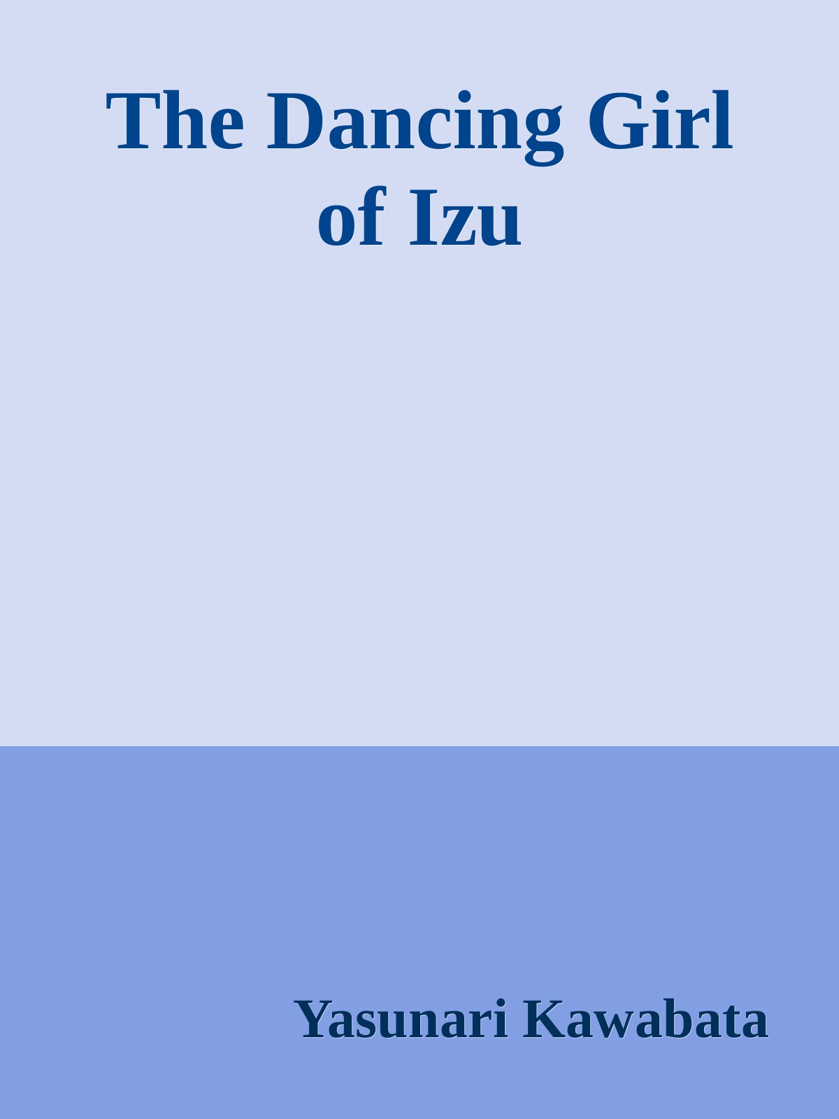 The Dancing Girl of Izu ebook cover