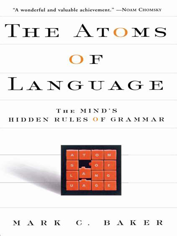 The Atoms of Language ebook cover