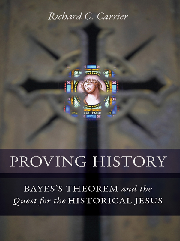 Proving History ebook cover