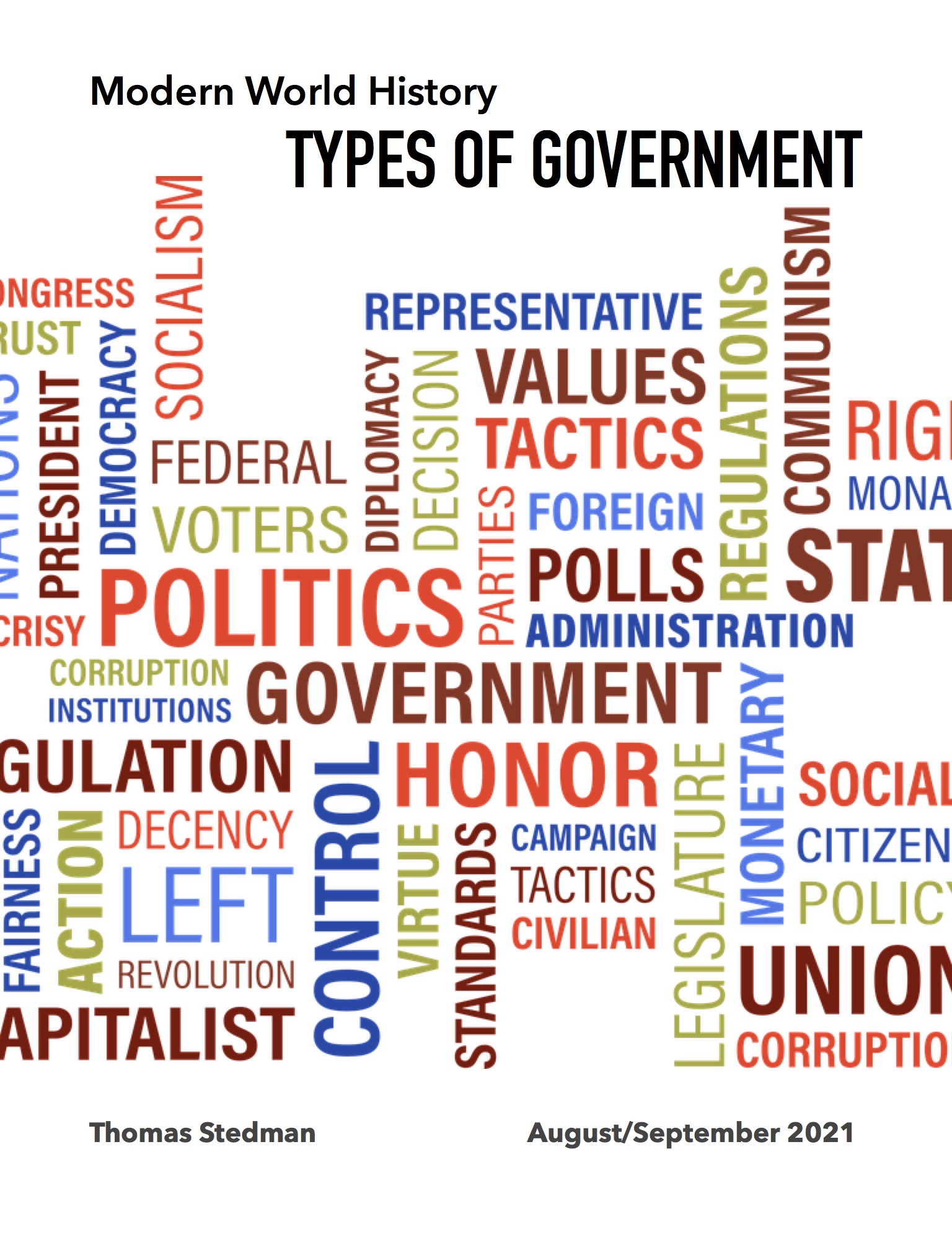 Types of Government ebook cover