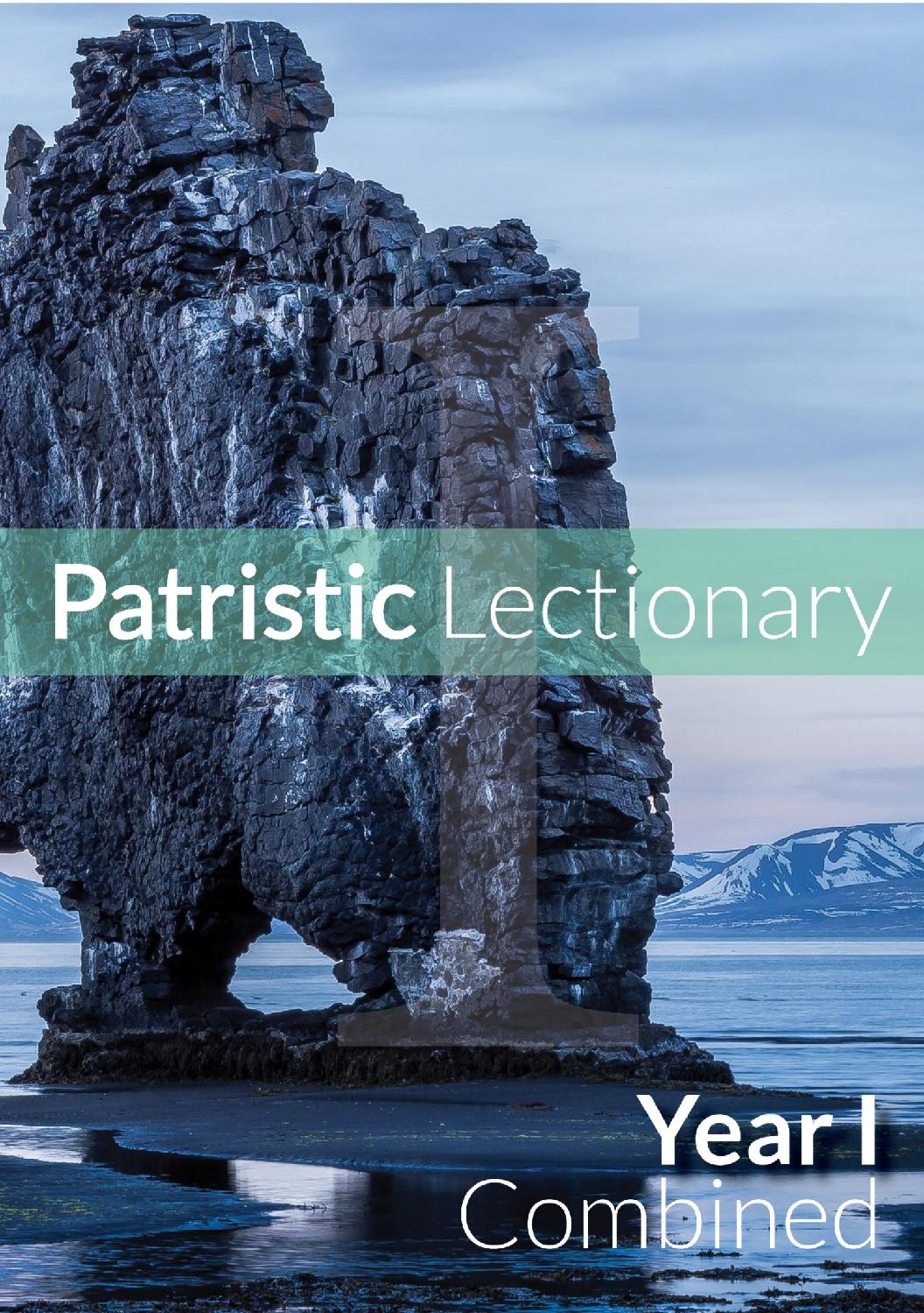 Patristic Lectionary, Year I, Complete ebook cover
