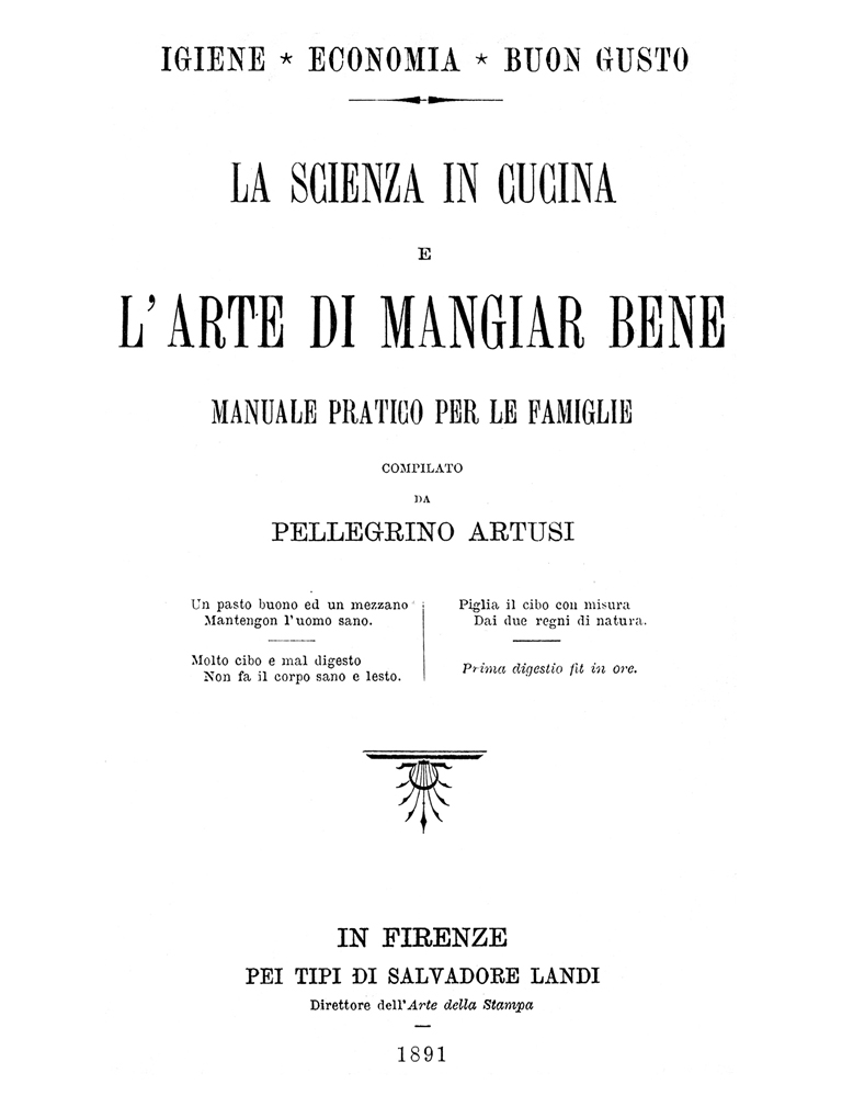 La scienza in cucina e l'arte di mangiar bene ebook cover