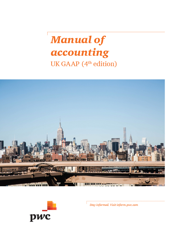 Manual of Accounting &acirc;&euro;&ldquo; UK GAAP ebook cover