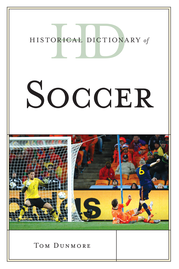 Historical Dictionary of Soccer ebook cover