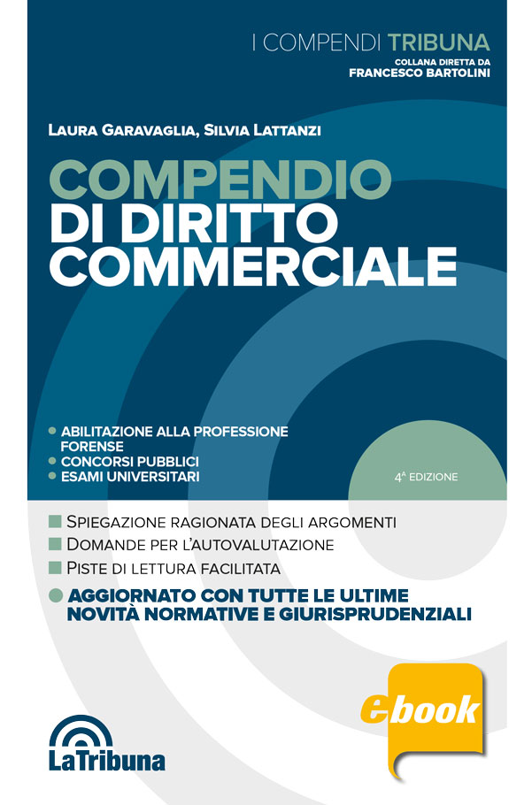 Compendio di diritto commerciale ebook cover