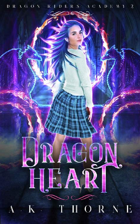 Dragon Heart: A Paranormal Fantasy Academy Series (Dragon Riders Academy Book 2) ebook cover
