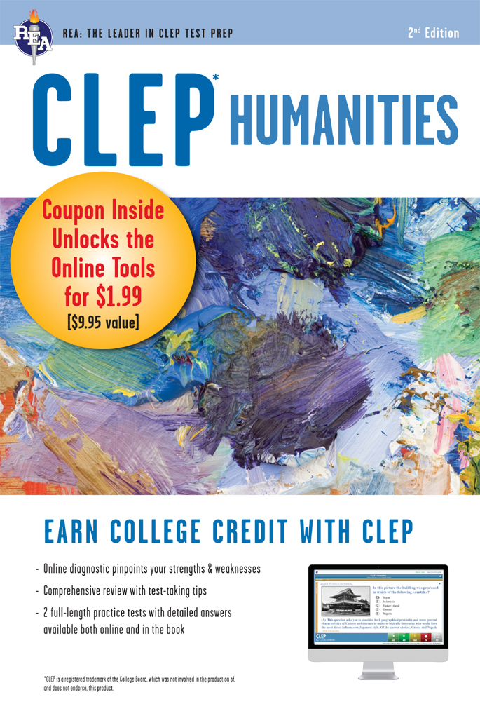 CLEP Humanities w- Online Practice Exams ebook cover