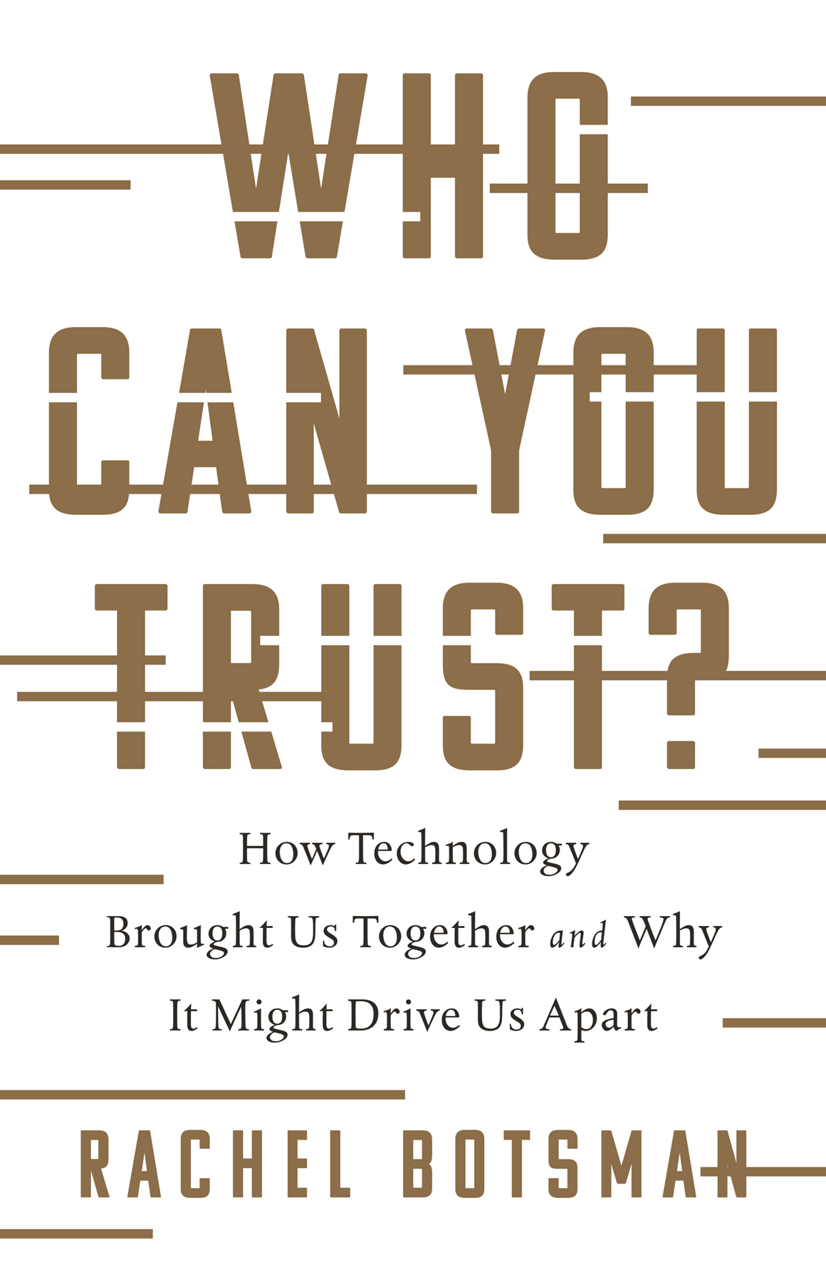 Who Can You Trust? ebook cover