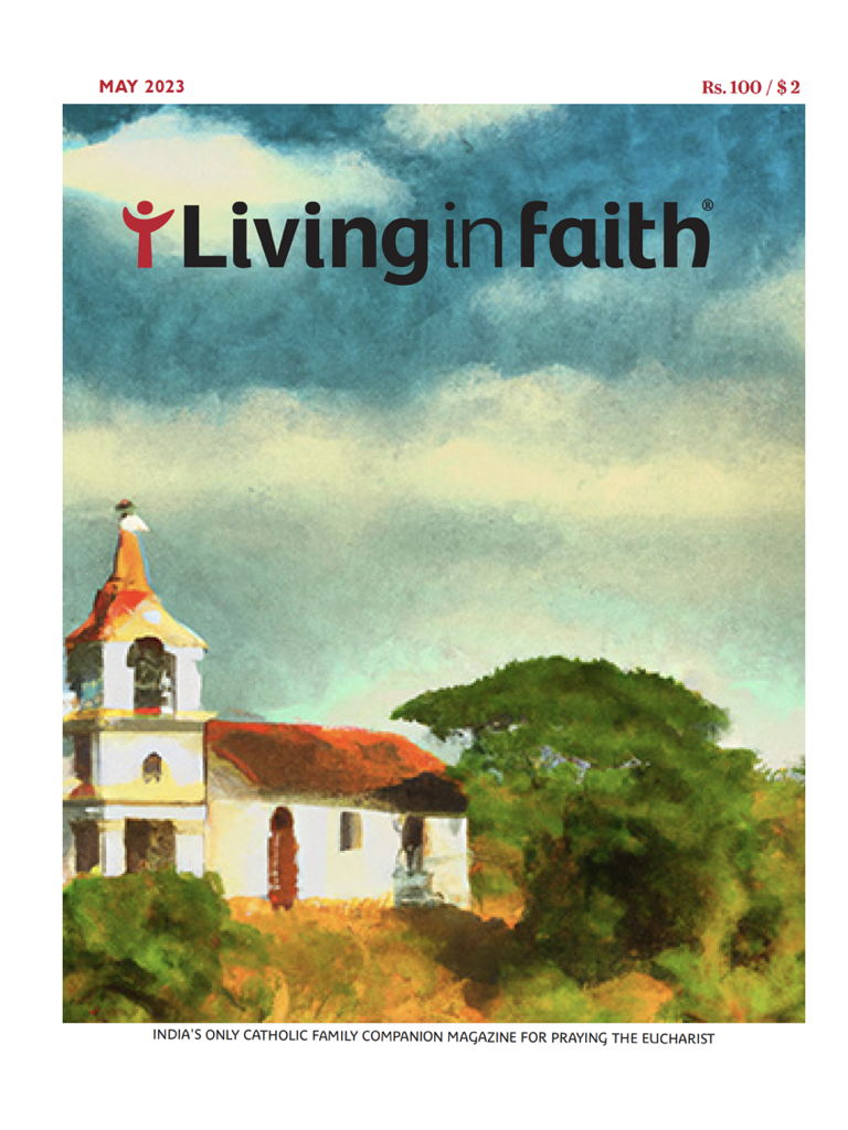 May 2023 Living in Faith ebook cover