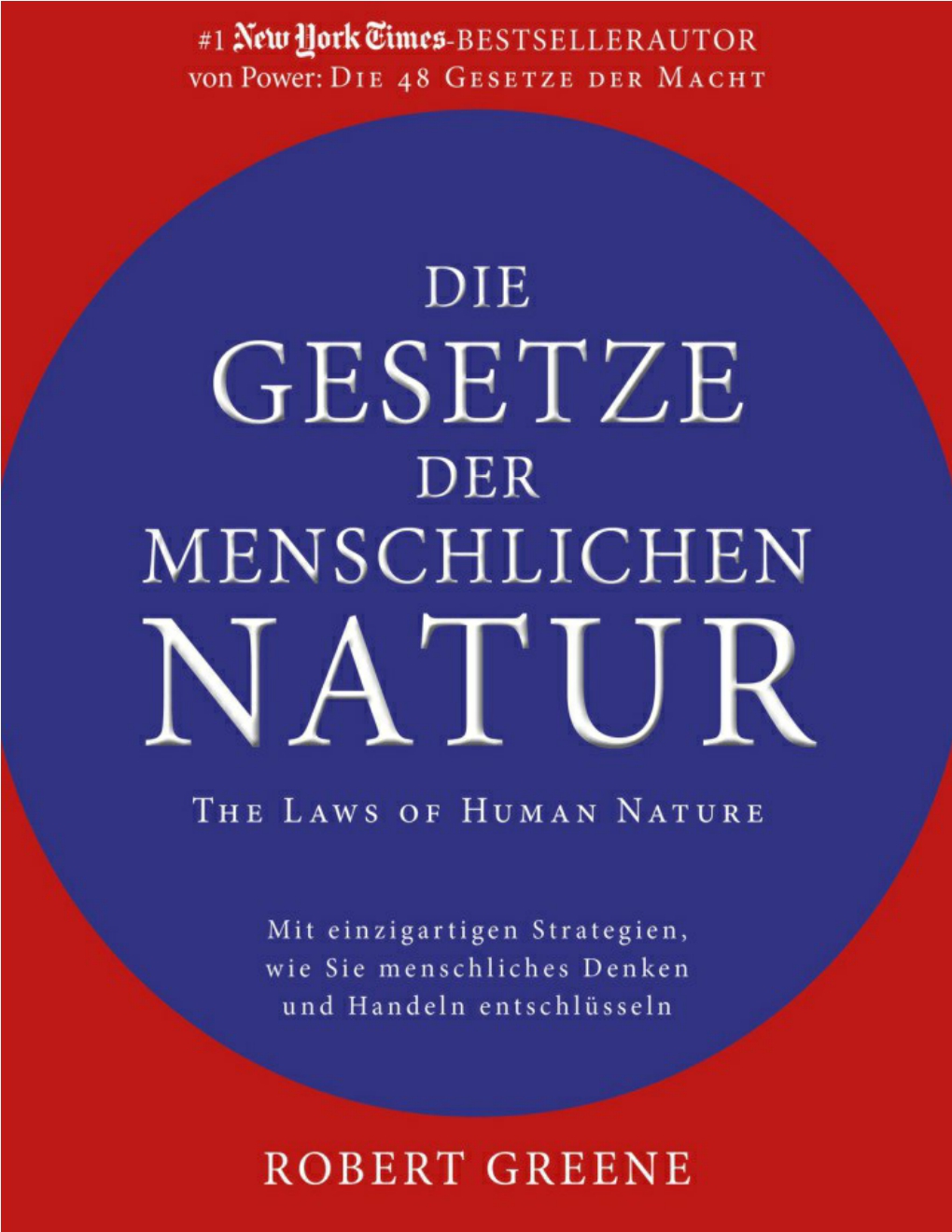 Robert Greene - Die Gesetze der menschlichen Natur  ebook cover