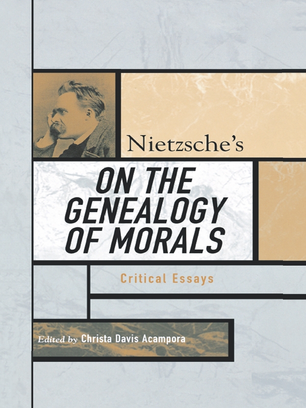 Nietzsche's On the Genealogy of Morals ebook cover