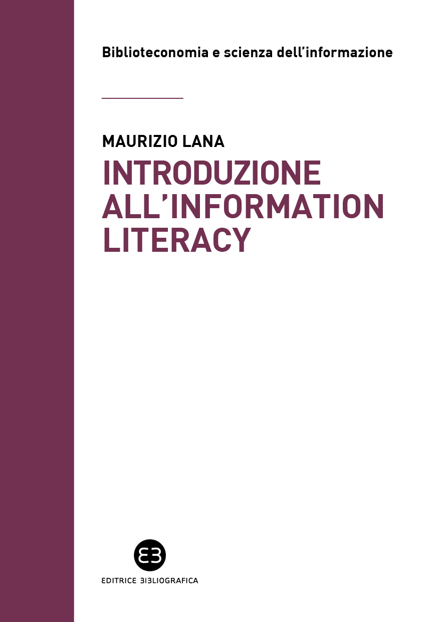 Introduzione all'information literacy ebook cover