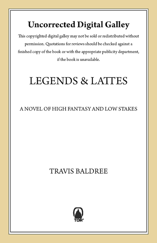 Legends & Lattes ebook cover